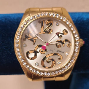 Betsey Johnson Leopard Boyfriend Watch